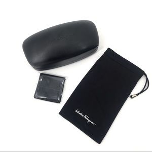 SALVATORE FERRAGAMO Large HARD CASE box extras